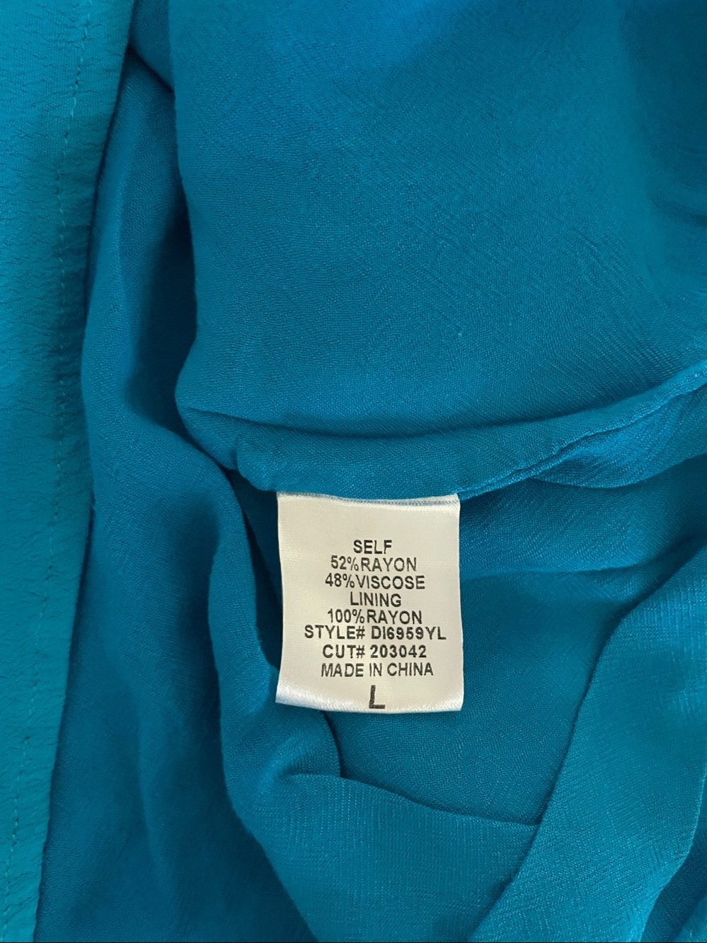 YLLW the Label Raya blue dress L fits S/M cocktail party wedding evening club - Picture 8 of 11